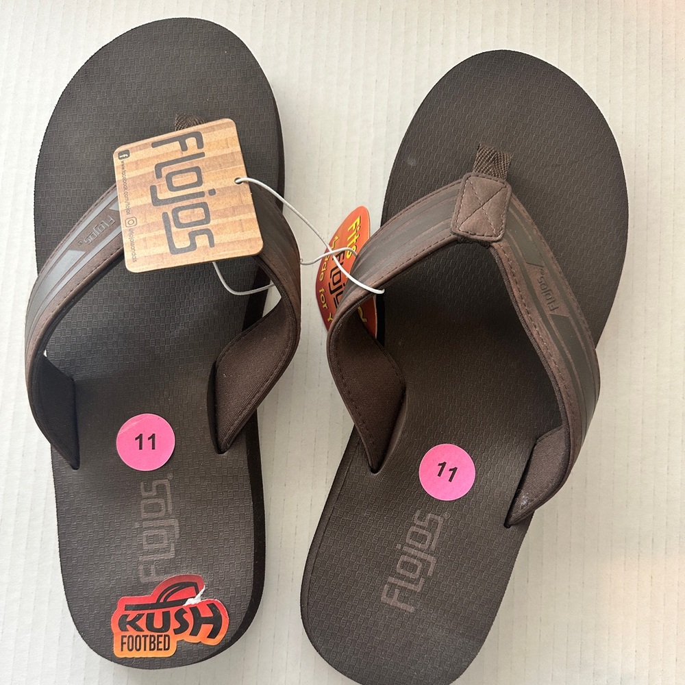 Flojos Dark Brown Sandals